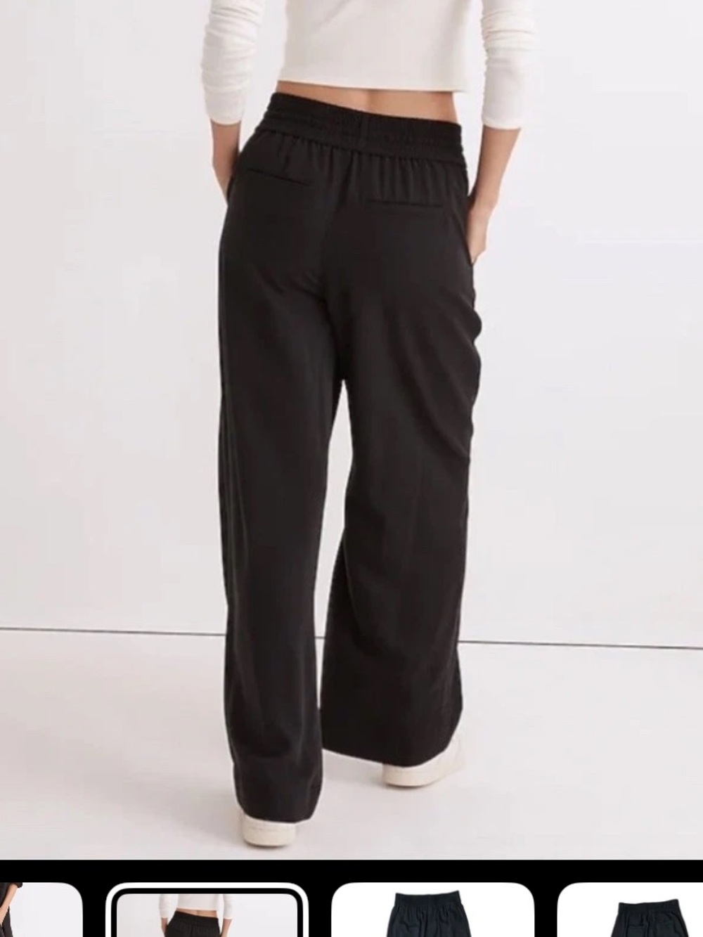 MADEWELL Drapeweave Carly Wide Leg Pants
